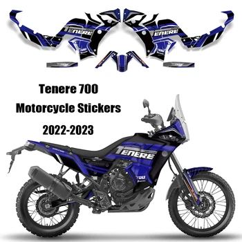 Стикер На Мотоциклет Tenere 700 T7 T700 Тампон На Резервоара Стикер с Резервоар Отстрани Стикер Против Надраскване За Yamaha TENERE 700 2022-2023