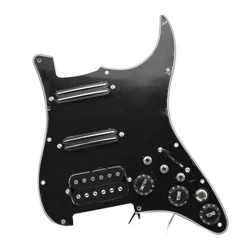 Тампон за електрически китари Звукосниматель единична инсталация, предварително свързана тампон за китари Fender Strat, лесен за употреба