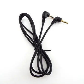 1 бр. Удлинительный кабел 0,5 м/1 м 3,5 мм между фоно свещи под ъгъл 90 градуса за автомобилния динамика AUX Стерео аудио удлинительный тел