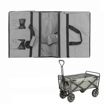 Тъканта, чанта за количка, работа на смени чанта за съхранение, водоустойчива чанта от плат Оксфорд 600D, водоустойчива метална рамка, сгъване и тапицерия на колата