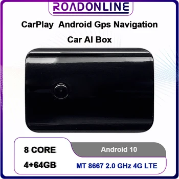 Андроид 10 Безжична Carplay Android Auto Ai Box автомобили интелигентна система за Volkswagen Netflix Android Box