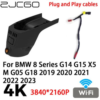 ZJCGO 4K 2160P Автомобилен Видеорекордер Dash Cam video Recorder, Щепсела и да Играе за BMW 8 Серия G14 G15 X5 M G05 G18 2019 2020 2021 2022 2023