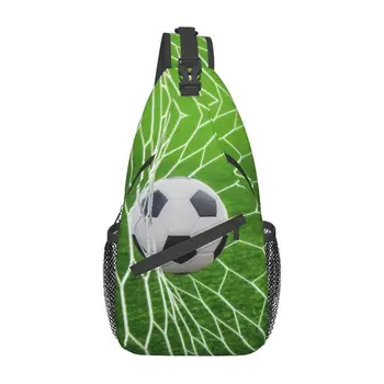 Индивидуални чанти-слинги за футбол порта, мъжка мода, футбол Спортна раница през рамо, раница за пътуване, Походный раница