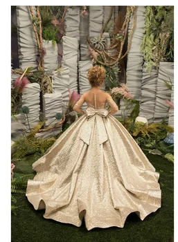 Рокли за момичета-цветочниц на сватбата си с пластове волани, пищни рокля на принцеса, тюлевые бални рокли за бала
