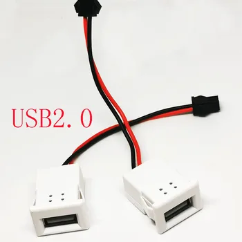Гореща разпродажба, стандартен порт USB тип A, жак за запояване, жак за зареждане за хранене тип USB-A с кабел