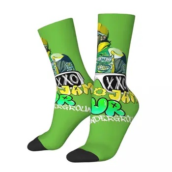 Feid Ferxxo Mor Art Merchandise Crew Зимни Чорапи Унисекс Топли Щастливи Чорапи Уличен Стил Луд Чорап