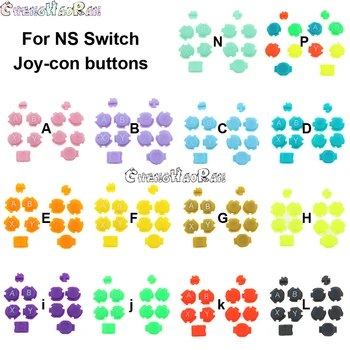 14 комплекта Цветни Бутони ABXY Directions Home Keys За Nintendo Switch NS NX Joy-Con Controller Joycon Джойстик Ляв-Десен Бутон на
