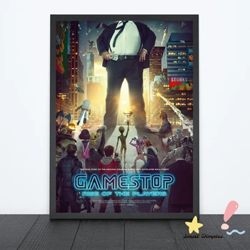 Gamestop Rise Of The Players Класически плакат на филма Художествена печат върху платно Декорация на дома, Стенни живопис (без рамка)