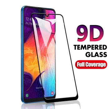 Защитно стъкло 9D за Samsung Galaxy A50 A20 A30 с пълно покритие от закалено стъкло за Samsung A 50 50A Screen Glas