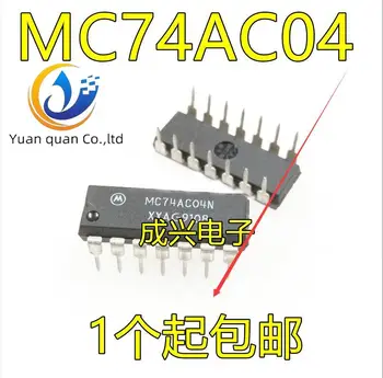 30шт оригинален нов MC74AC04 MC74AC04DR2G ситопечат AC04G SOP14