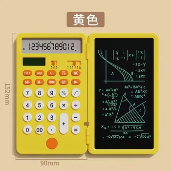 Мини-калкулатор 6,5-инчов Цифров графичен таблет LCD Тетрадка за писане с писалка Портативни Калкулатори С дисплей за notepad Desk 2023