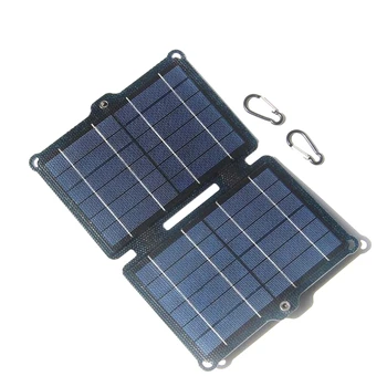 Складное зарядно устройство за слънчеви панели ETFE мощност 8 W 5 В IPX6 Водоустойчив Сгъваема чанта за слънчева батерия Зарядно устройство за мобилен телефон