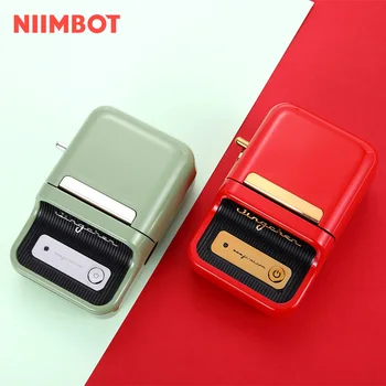 Niimbot B21 Green Label Printer Преносим термопринтер Мини-бар-код QR код Стикер Хартия Цветни ролки Производител Кабел