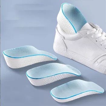 Увеличаване на Растежа Стелки за Мъже, Дамски Обувки Плоскостъпие и Поддръжка на Свода на Стъпалото Ортопедични Стелки Обувки Повдигане на Петата Подложки За Обувки От Пяна С памет Ефект