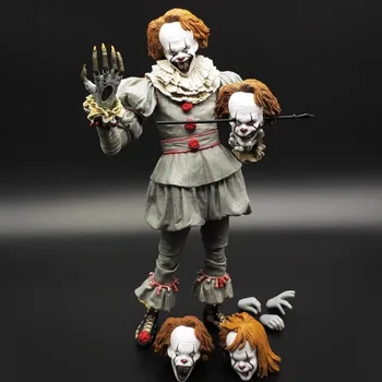 В наличност Фигурка на ужасите Neca The Clown се pennywise са подбрани модел Играчки Аниме Фигурка Играчка Кукла за Подарък-изненада
