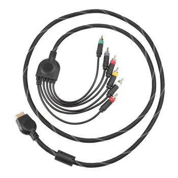 Подходящ за PS2 /PS3 Компонентен кабел 1,8 М Подходящ за PS 2/3 Аксесоари за игрови кабели с висока резолюция