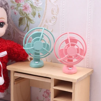 1 бр. декорация за куклена къща, мини-fan, модел, украса на десктоп сцена, изделия от смола