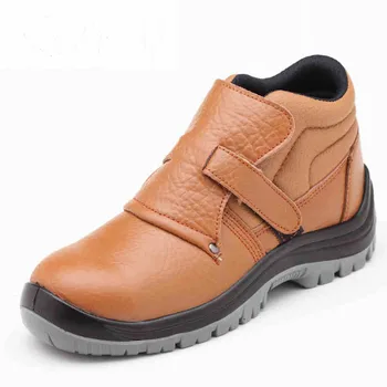 мъжки модни защитни обувки заварчик голям размер със стоманени пръсти, ботильоны от естествена кожа, работната обувки на платформа zapatos seguridad hombre