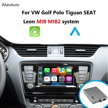 Безжична Автомобилен Интерфейс CarPlay Android Auto за MIB MIB2 VW Volkswagen Passat B7 B8 Fabia Polo Golf, Skoda Octavia и SEAT Car Play Box