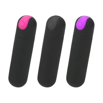 IKOKY Mini Bullet Вибратор USB Акумулаторна Масажор за Точката G Дизайн на Пръстите на Силни Вибрации Секс Играчки за Жени, Секс Магазин