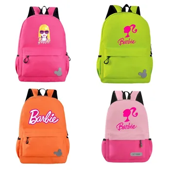 Раница аниме Барби С красиви мультяшными момчета и момичета, модни преносима чанта с голям капацитет, Студентски Водоустойчива раница Kawaii, подарък