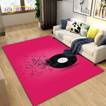3D Creative музикален vinyl чиния, подложка за сядане, разтегателен диван в спалнята, Кухня, подложка за баня, нескользящий подложка за пода
