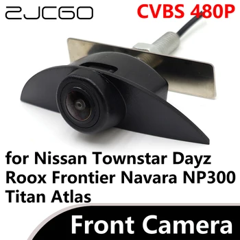 ZJCGO CVBS 480P 170 ° Сляпа Зона Рибено Око, Предна Камера за Кола за Nissan Townstar Dayz Roox Frontier Navara NP300 Титан Атлас