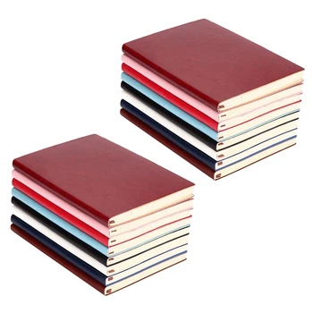Тетрадка за записи с меки корици от изкуствена кожа в различни цветове, дневник на 100 страници, с подплата