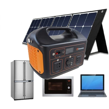 300 W 500 W 1000 W 1500 W 2000 W преносим електроцентрала lifepo4 solar power bank със слънчев панел