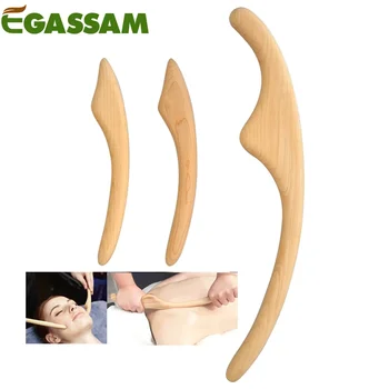 EGASSAM 1Set Дърворезба за тяло, конци на лице, масаж за релаксация на ръцете, на краката, Масаж за здравето на тялото, на терени гваш пръчка