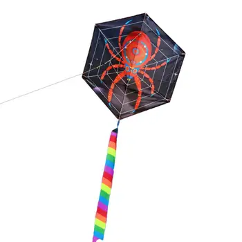 Отличен въздушен змии с шестигранным паяк премиум-клас, устойчив на вятъра дизайн във формата на паяжини