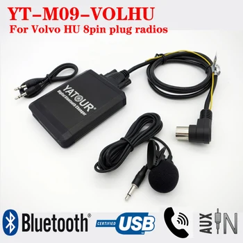 Нов прием на Yatour Hi-fi Bluetooth USB Музикален плейър с комплекта телефонни обаждания за Volvo C70, S40, S60 V40 V70, XC70