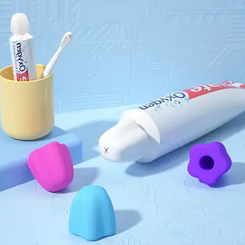 Силиконова паста за зъби капачката на собственн-запечатване на паста за зъби сокоизстисквачка паста за зъби, Опаковка на паста за зъби спестява баня доставка